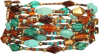 DCA Glass/Steel Multicolor Women Bangle/Bracelet (1115)