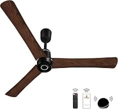 atomberg Renesa Elite Smart 1200mm BLDC Ceiling Fan with Remote & Alexa Support | BEE 5 Star Energy Saving Fan | High Air Delivery | Moonbeam LED Light | Smart Fan | 5 Year Warranty | Dark Walnut