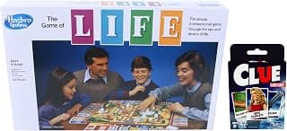 Hasbro Gaming The Game of Life Strategy Board Game Gaming Clue Card Game, Multicolor - Kids