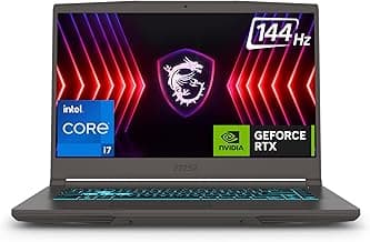 MSI Thin 15, Intel 12th Gen. i7-12650H, 40CM FHD 144Hz Gaming Laptop (16GB/1TB NVMe SSD/Windows 11 Home/Office 2021/NVIDIA GeForce RTX 3050, GDDR6 4GB/Cosmos Gray/1.86Kg) B12UC-2239IN