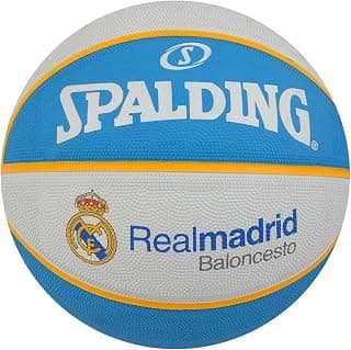 Spalding Real Madrid Basketball Size-7 (White-Blue)
