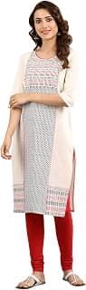 Aurelia Women's Cotton Blend Regular Fit Casual Kurta