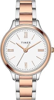 TIMEX Analog Watch for Woman Round Dial Water Resistant Women's Wrist Watches
