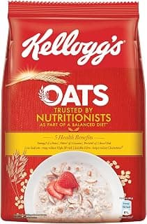 Kellogg's Oats, Rolled Oats, High in Protein and Fibre, Low in Sodium, 400g Pack
