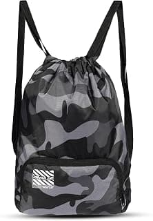 DIVULGE 18 Ltrs (43 Cms) Small Size Standard Backpack (Grey Drawstring 2.0_Multicolour)