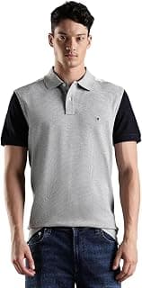 Tommy Hilfiger Printed Regular Fit Cotton Polo T-Shirt