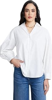 Symbol Premium Women's Oversized Smart Casual Cotton Shirt (Available in Plus Sizes)