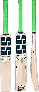 SS Magnum Size-6 KW Cricket Bat, 1000 Grams, Short Handle for Men, Premium Willow for Leather Ball, Lightweight, Strong Grip, Shock Absorption, Ideal for Professional Players