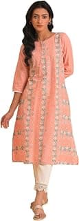 W for Woman Glitter Printed A-Line Kurta