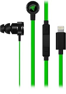 Razer Hammerhead iOS Optimized Headphones with in-Line Remote and Mic (Green) - in Ear