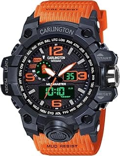 Carlington Resin Endurance Analog-Digital Sports Watch for Men and Boys-Ct 3344
