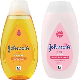Johnson's Baby No More Tears Shampoo 200ml & Lotion (White, 200ml)