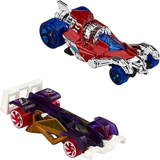 Hot Wheels Set of 2 Toy Vehicles in 1:64 Scale, Variety of Mixes Available with Toy Cars, Trucks or Rescue Vehicles, for Kids & Collectors, Styles May Vary