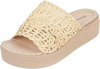 Mochi Women Wedge Heel Fashion Slip-on Sandal