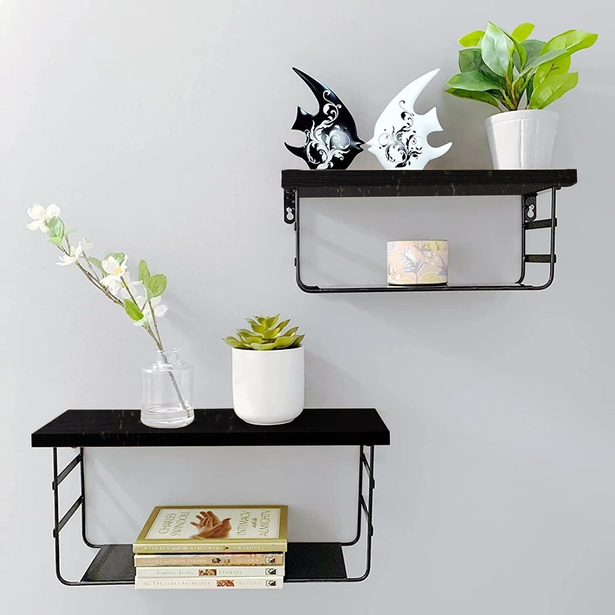 Torche Wall Shelf | Wall Mount Float Shelf | Wall Mounted Hanging Shelf Kitchen| Wall Mount Floating Shelf for Living Room