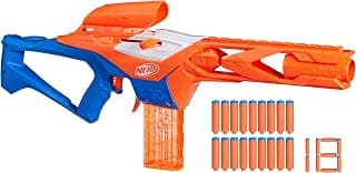 Nerf N Series Pinpoint Dart Blaster, 18 N1 Darts Compatible Only N Series Blasters, 10-Dart Clip, Blaster Gifts for Kids