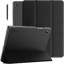 Robustrion Cover for Samsung Galaxy Tab A9 Plus 11 inch, Flip Cover Case for Samsung A9 Plus Tablet with Translucent Back [Auto Sleep Wake Support] - Black