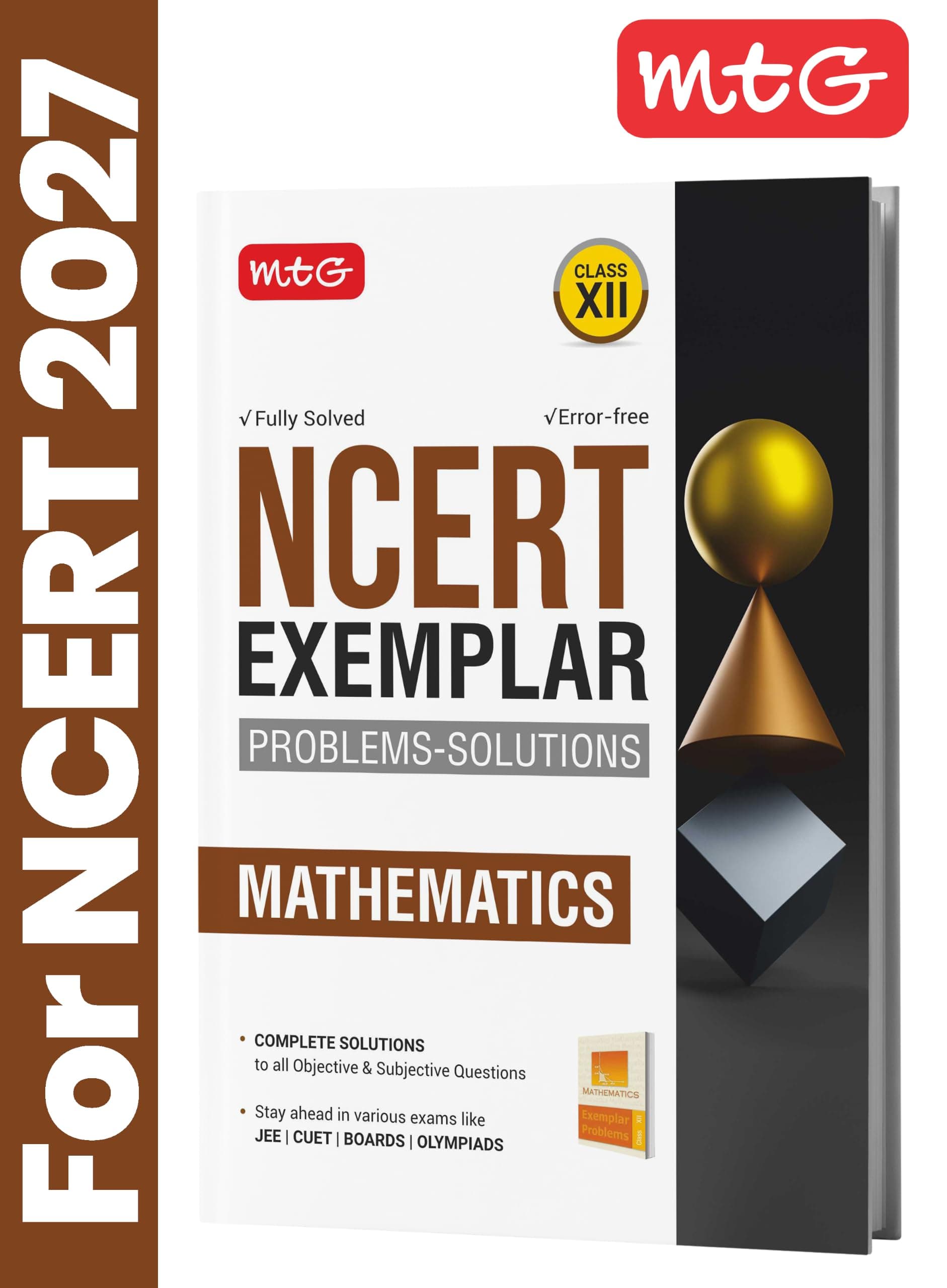 MTG Class 12 NCERT Exemplar Problems-Solutions Mathematics For 2026-27 Exam | Complete Solutions to All Objective & Subjective Questions