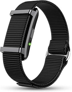 Pebble Newly Launched Qore 2 Premium Metal Fitness Band | 45 Days Battery Life, Heart Rate, SpO2, HRV & Body Temp Monitor, Sleep Tracker, AI Health Analysis, Smart Notifications (Cosmic Black)