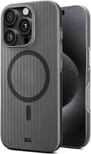 DailyObjects PC Beam 2.0 Magnetic Protective Case Cover Compatible with iPhone 15 Pro Max|Magsafe|Camera & Body Protection|Anti Shock,Scratch Resistant|Precise Cutouts Design|Wireless Charging-Black