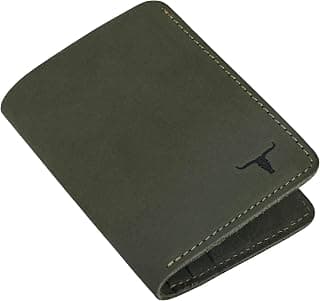 URBAN FOREST Joe Vintage Green Leather Wallet for Men