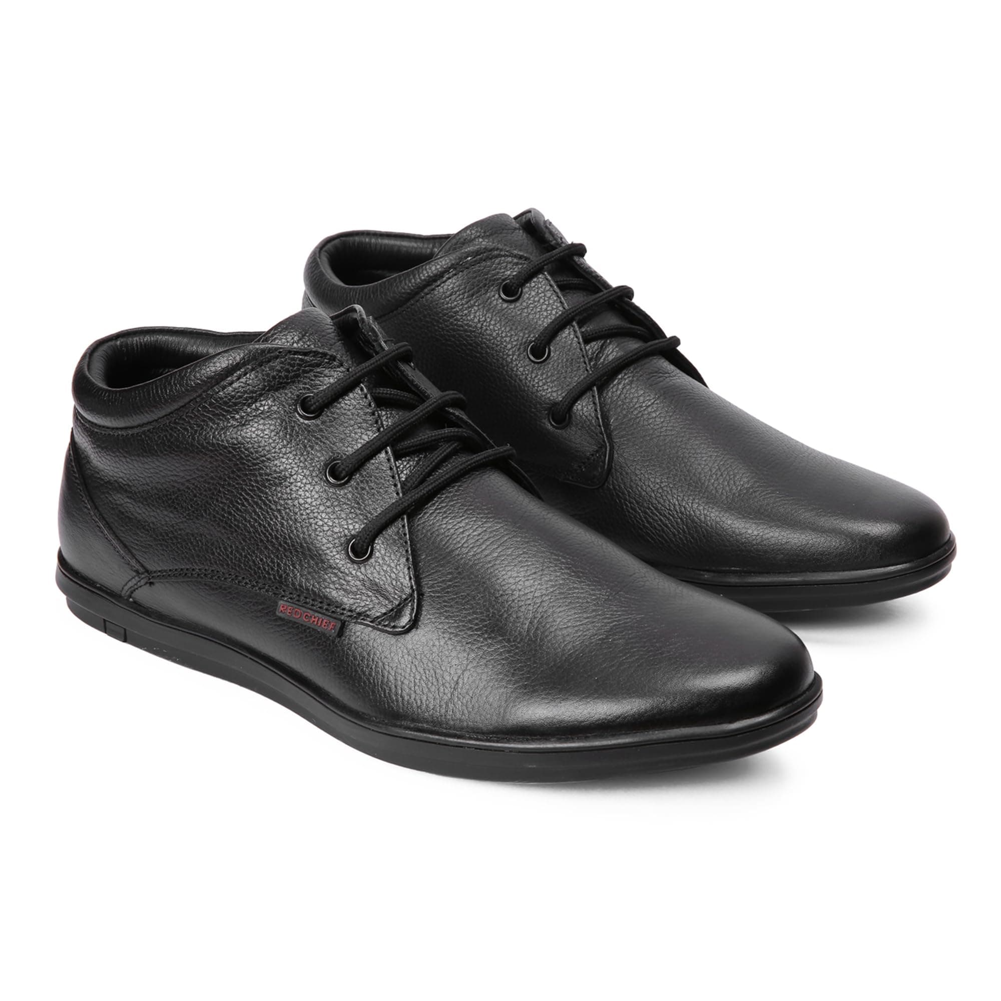 Red Chief Genuine Leather Formal Derby Shoes for Men | Elegant & Comfortable Office Wear | RC3467