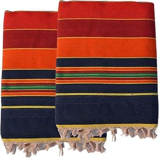 AYUS Solapuri Cotton Carpet (Multicolour, 88 Inch X 58 Inch) - Pack of 2