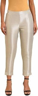W for Woman Women Mid Rise Strechable Slim Pants | Trousers