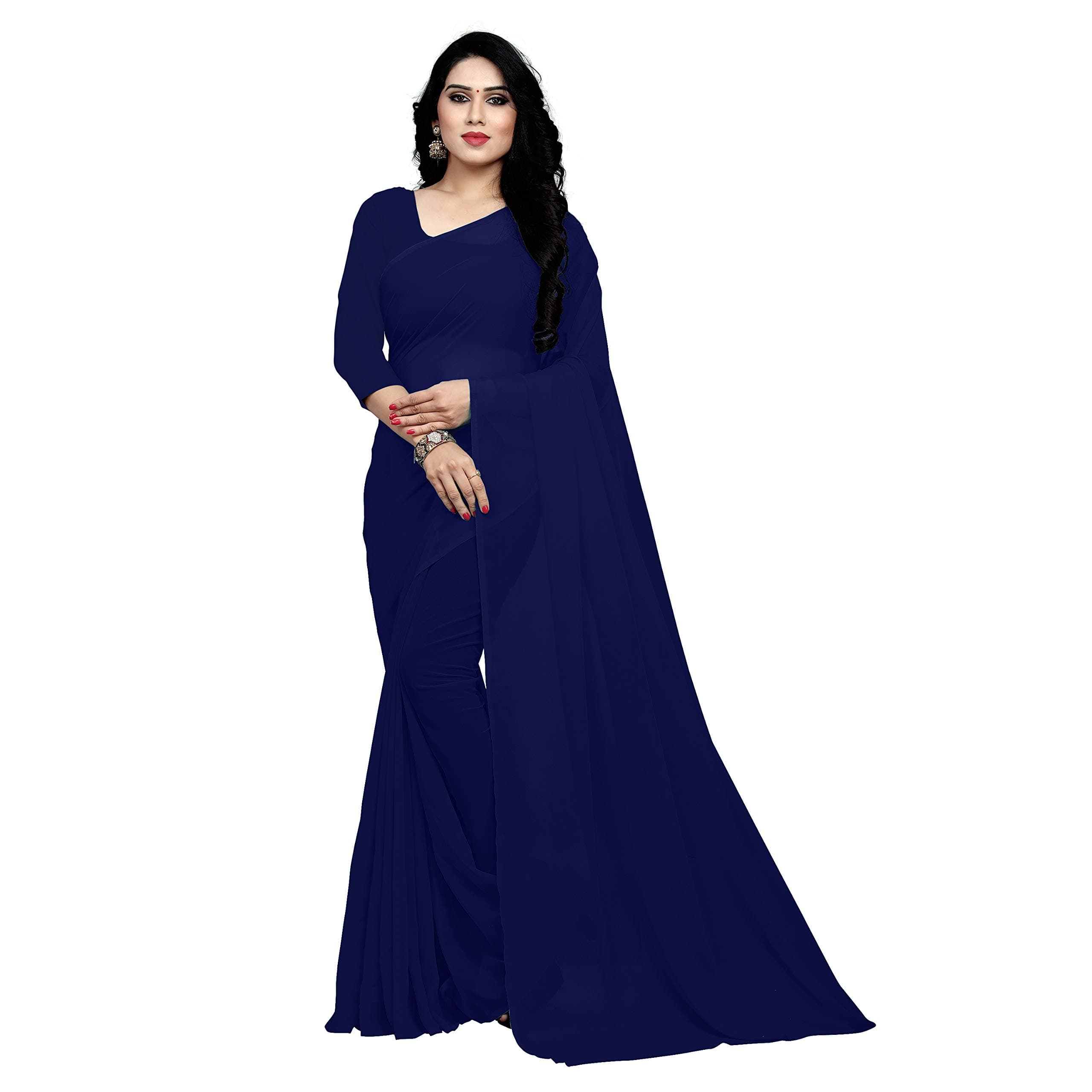 Sidhidata plain royal blue_