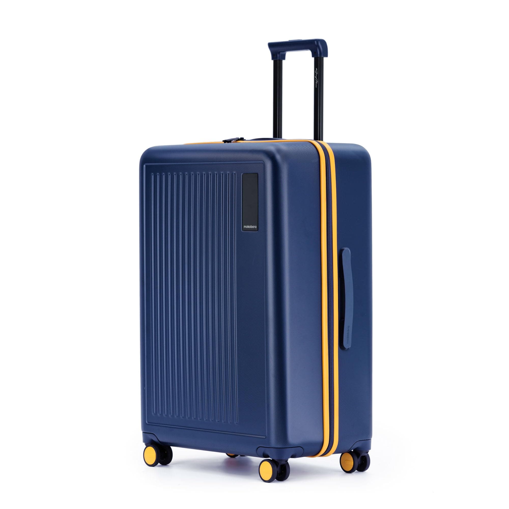 MOKOBARA The Transit Luggage Poly-Carbonate Hard Sided 8 Silent Ninja Wheels for Travelling (We Meet Again Sunray (Limited Edition), Check-in Large)
