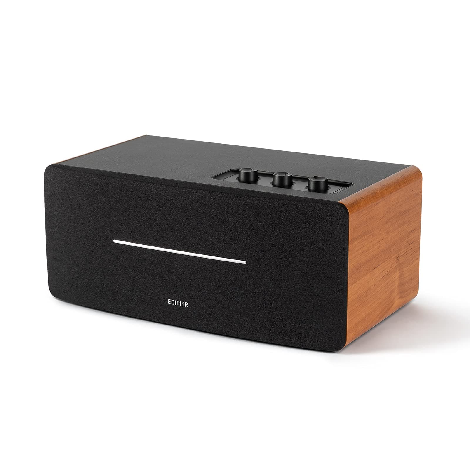 Edifier D12 Desktop Stereo Speaker Bluetooth v5.0 70 Watts (Brown)