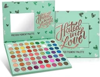Beauty 63-Color Hated with Love Eyeshadow Palette Kit with Mirror: Glitter, Versatile,Swiss Style Makeup for Women (Shade-01)