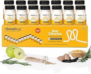 The Good Bug Gut Cleanse - 14 Prebiotic Colon Detox Shots | Improves Probiotic Activity, Gut Health & Digestion | Tackles Bloating, Gas & Constipation