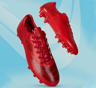 Vector X Fortune Football Shoes|Synthetic Leather Upper with Durable TPU Sole|Padded Ankle Collar|Premolded Heel|Lightweight Sports Footwear Soccer Studs for Adult, Men & Boys
