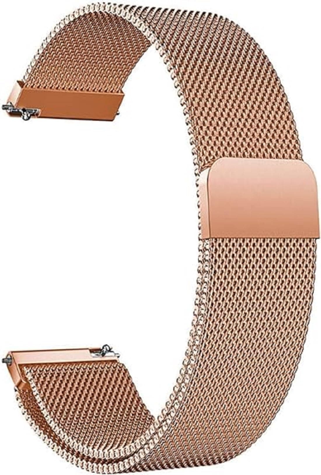 Qubist 22 MM Strap, Compatible with Galaxy Watch 3 45mm/Sam-sung Galaxy Watch 46mm/Gear S3 Frontier/Classic Band, 22mm Stainless Steel, Metal Strap for Galaxy Watch 46mm Smartwatch