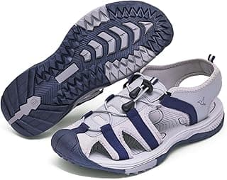 YOHO Men Sports Sandals TrailEazy | Thick EVA Molded Sole for Shock Absorption, Adjustable Laces, Comfortable & Lightweight Floaters | Outdoor Casual Wear Footwear