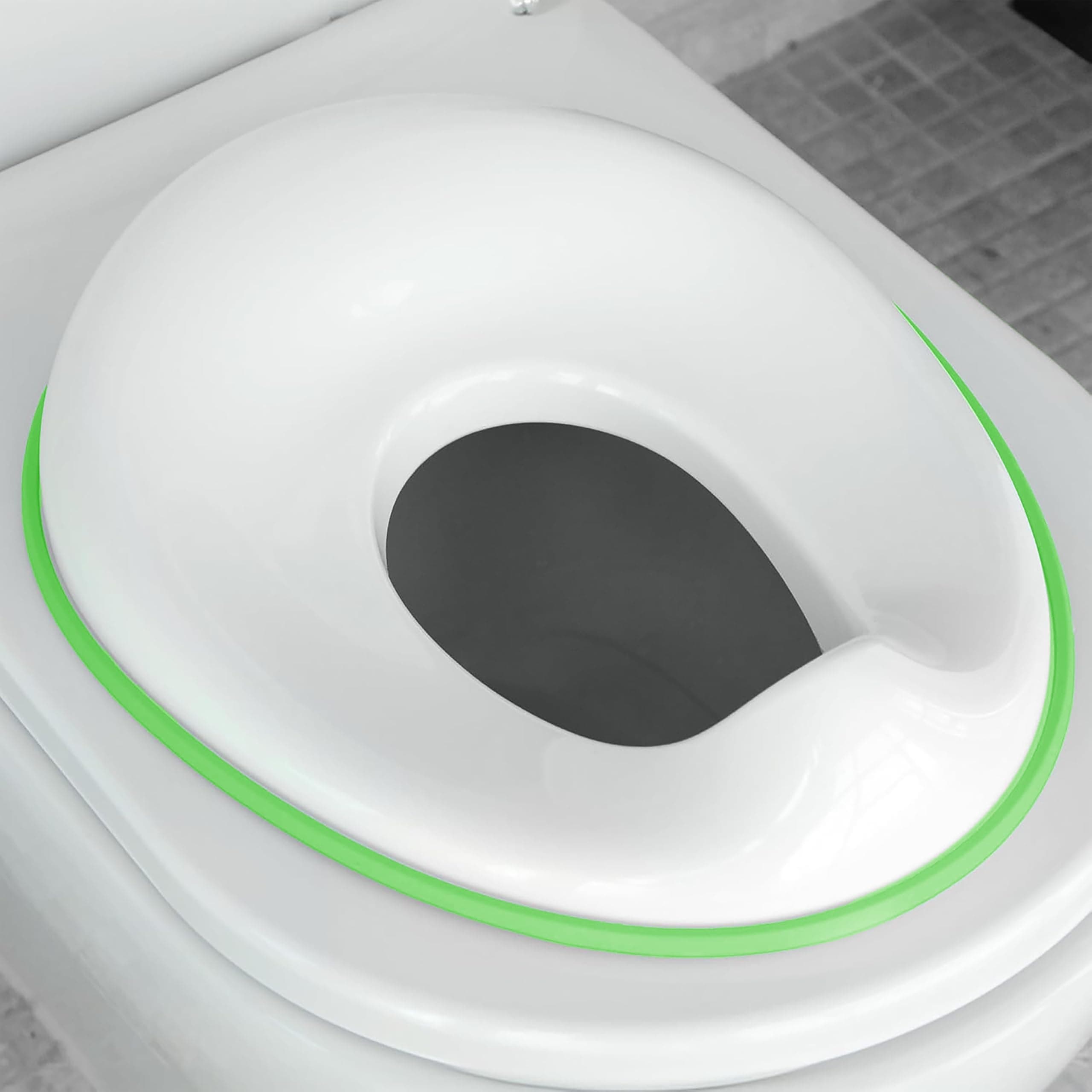 Kids Station Portable Baby Potty Training Seats - Suitable for potty training of Boys - Potty Training Seat for 1+ Year child - Hang on the wall with Soft Cushion for New Born Baby/Infant/Kids (Green)