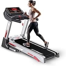 Cockatoo Delta X5 5HP Peak Treadmill with 3 Level Manual Incline, LED Treadmill for Home Foldable, Speed 16 Km/Hr, Max User Weight 130 Kg