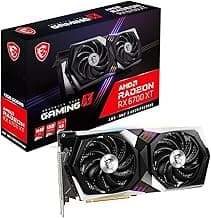 RX 6700 XT Radeon Gaming X 12G Graphics Card – 12GB GDDR6 192-Bit Gaming GPU, Twin FROZR 8 Cooling, TORX Fan 4.0, PCIe Gen 4, HDMI 2.1, DisplayPort 1.4a, AMD RDNA 2 Graphics Card with 1 Year Warranty
