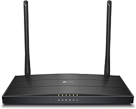 TP-Link XC220-G3V AC1200 Wireless 4 Gigabit Port, 1 VOIP Port, XPON Wireless Router (Black, Dual Band) with 2 External Dual Band Antennas, Easy Remote Management