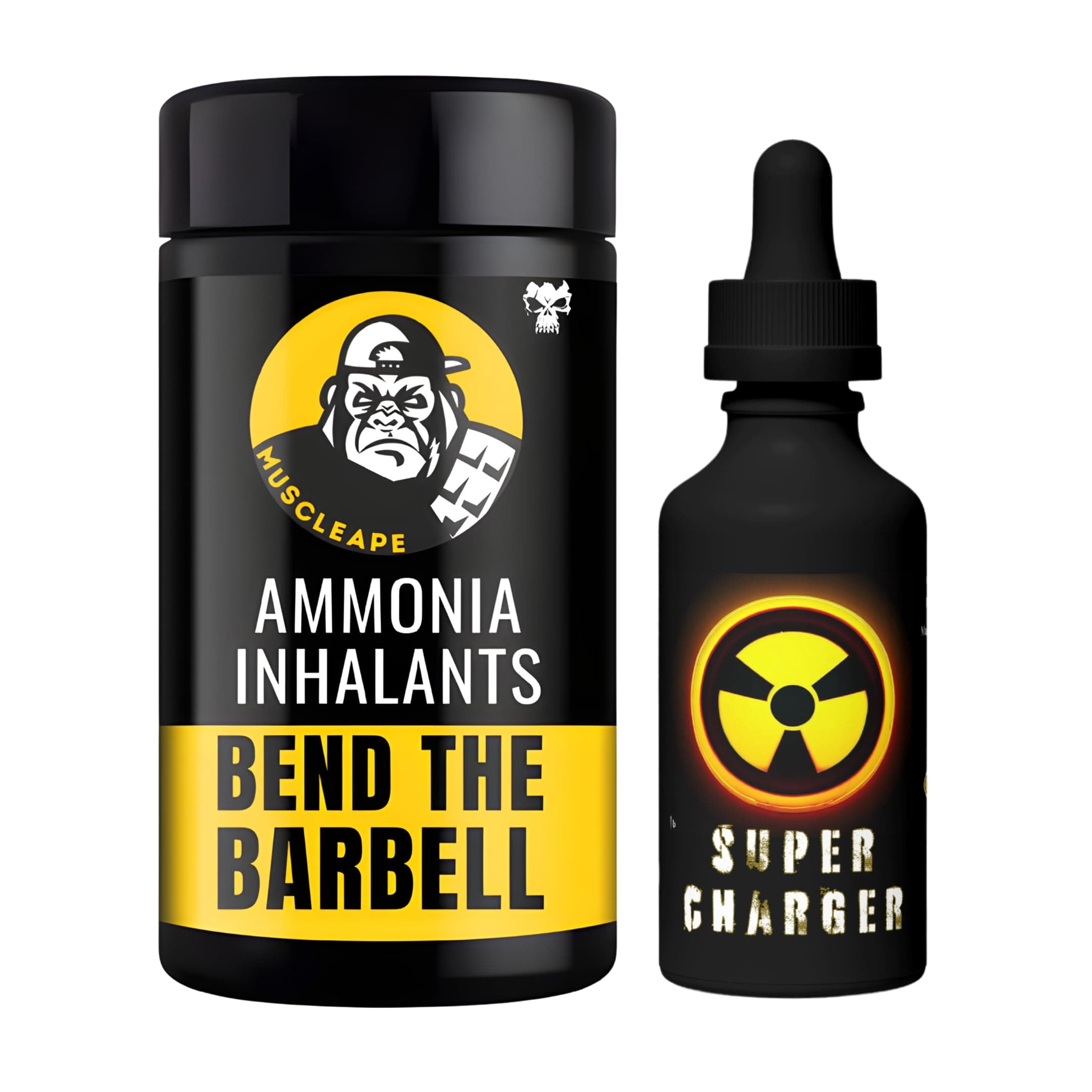 MuscleApe Enhanced Ammonia Smelling Salt with Activator Fuel | Ultimate Focus & Power Boost | Strongest Ammonia Inhalant for Heavy Lifts | Ideal for Powerlifters, Bodybuilders & Fitness Enthusiasts.