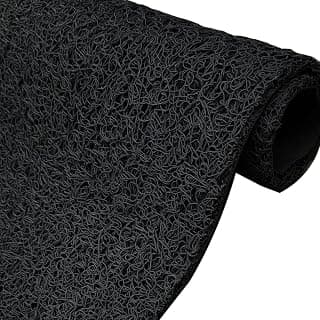 Purav Light Anti-Skid Non-Slip Waterproof Rubber Door Mat for Outdoor Home Entrance Mats (16x24 Inch, Black)