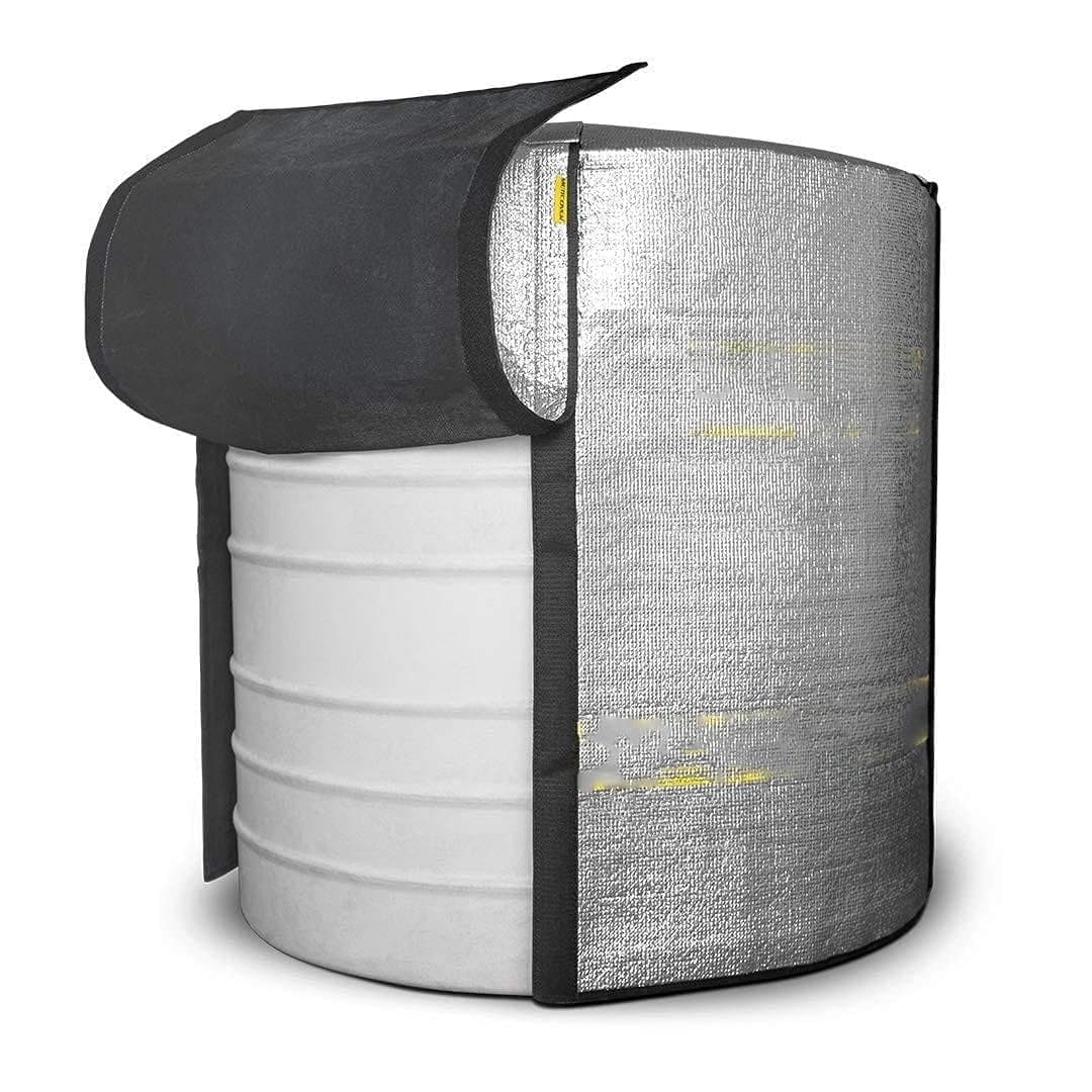 WKM 1000 Litre Water Tank Insulation Cover – 3-Layer Polyester Thermal Jacket, Roof-Top Protection Against Heat & Cold, Durable Weatherproof Design