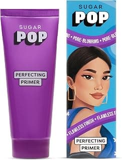 SUGAR POP Perfecting Primer Infused with Vitamin E l Blurs Pores, Wrinkles & Fine Lines | Hydrating, Lightweight & Gel-Based Matte Finish Formula l Face Primer for Women l 25ml