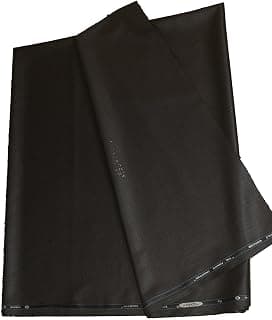 KUNDAN SULZ GWALIOR Men's Executive Black Shining Fabric For Fancy Trouser ( 1 Pant Piece for Men ) ( 1.50 Meters )