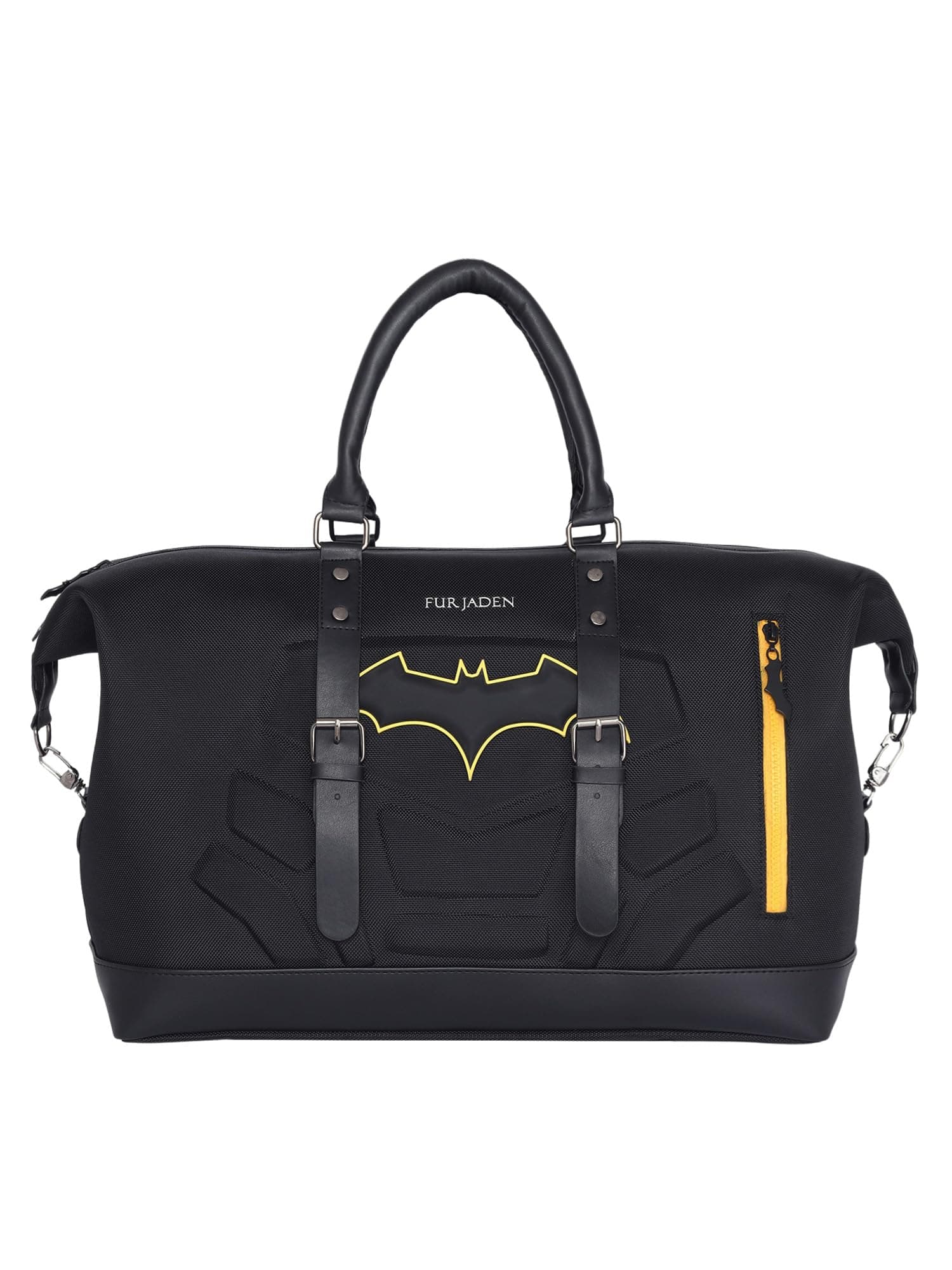 Fur Jaden Batman 40L Canvas Weekender Travel Duffle Cabin Bag with Detachable Shoulder Strap