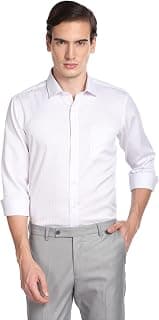 Arrow Men's Cotton Striped Regular Fit Shirt