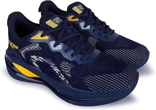 LANCER Mens PLATINUM-46NBL-MSTD Navy Running Shoe, 7