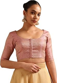 Soch Womens Tussar Ethnic Motifs Blouse with Zari Woven