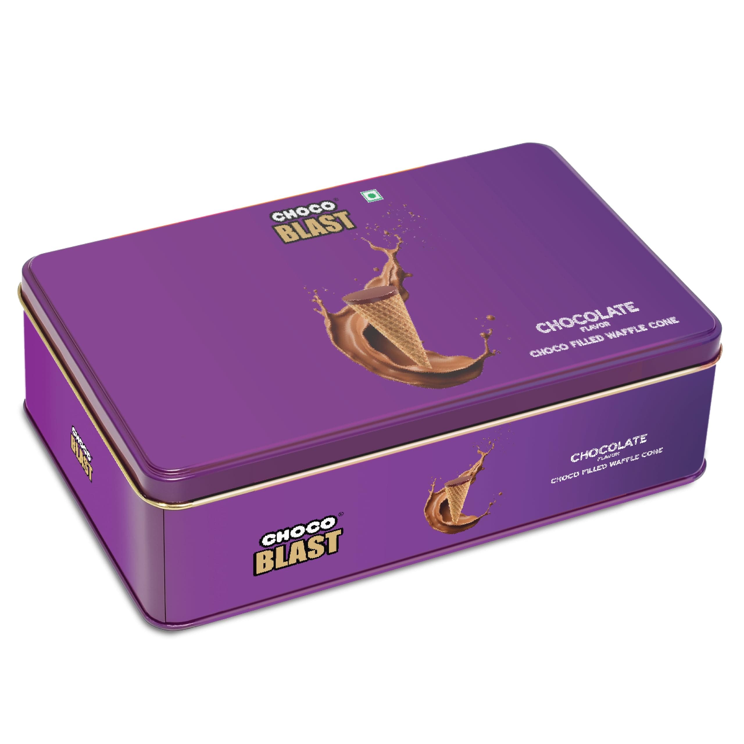 Pure Temptation Chocoblast Celebration Gift Box | 196g Chocolate-Filled Waffle Cones | Premium Chocolate Gift Hamper for Men & Women | Ideal for Birthdays, Anniversaries & Special Occasions